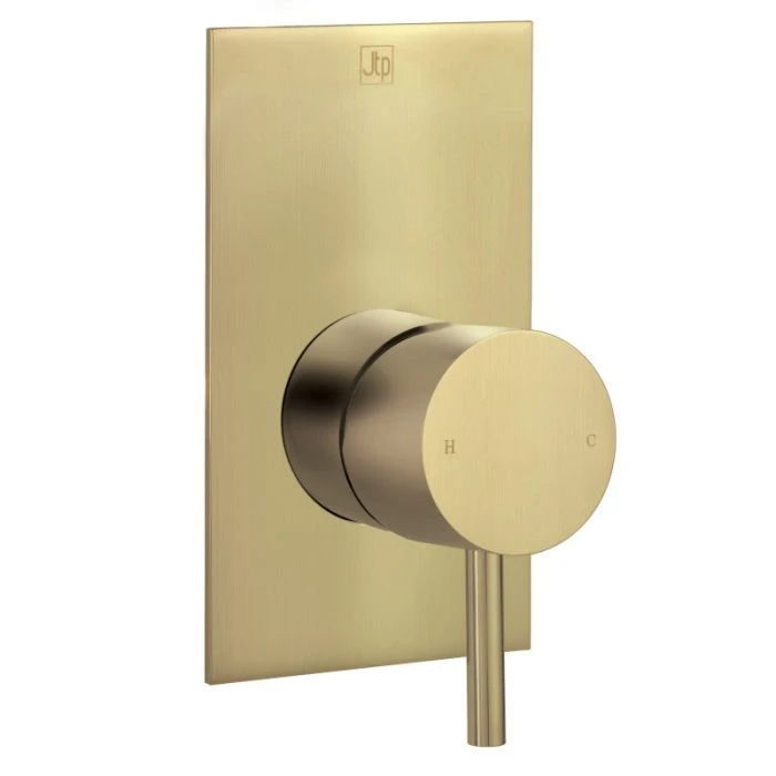 VOS Manual Shower Valve Brushed Brass