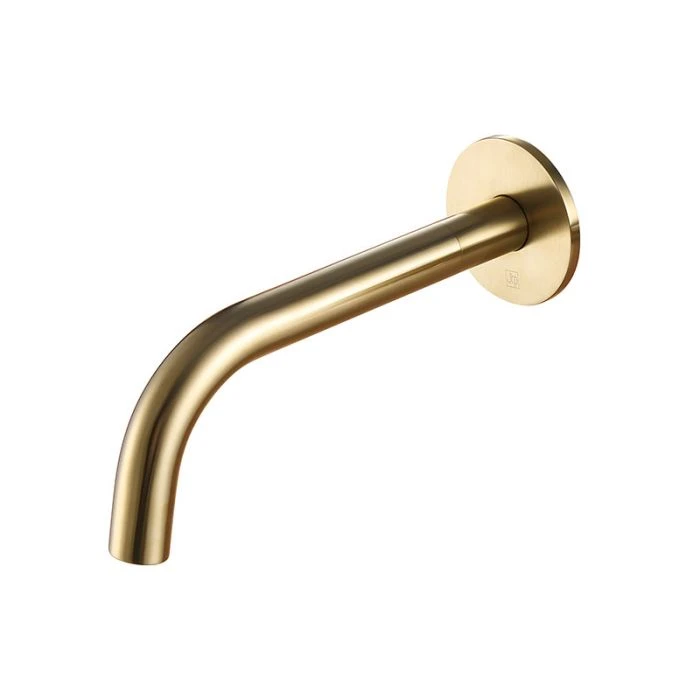 VOS 250mm Bath or Basin Spout Brushed Brass