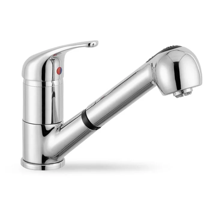 Creta Kitchen Mixer Tap With Pull Out Spray Chrome