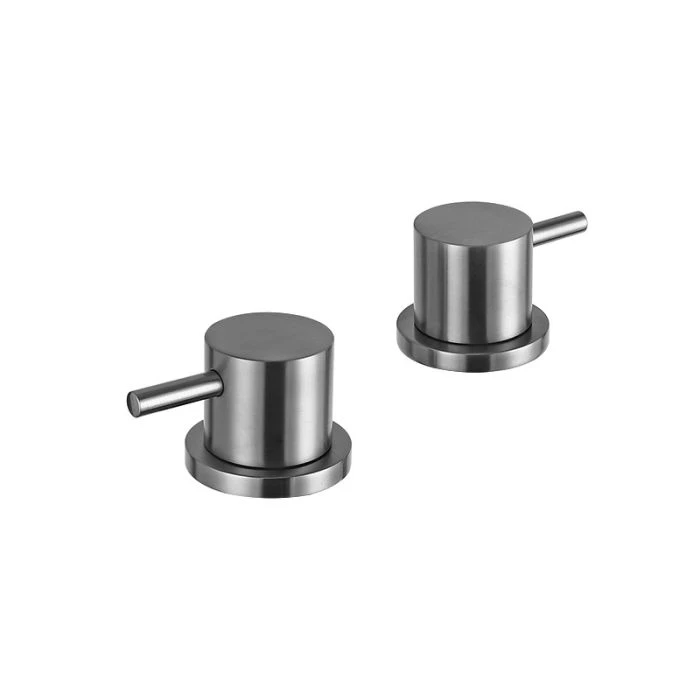 VOS Deck Mounted Valves Brushed Black