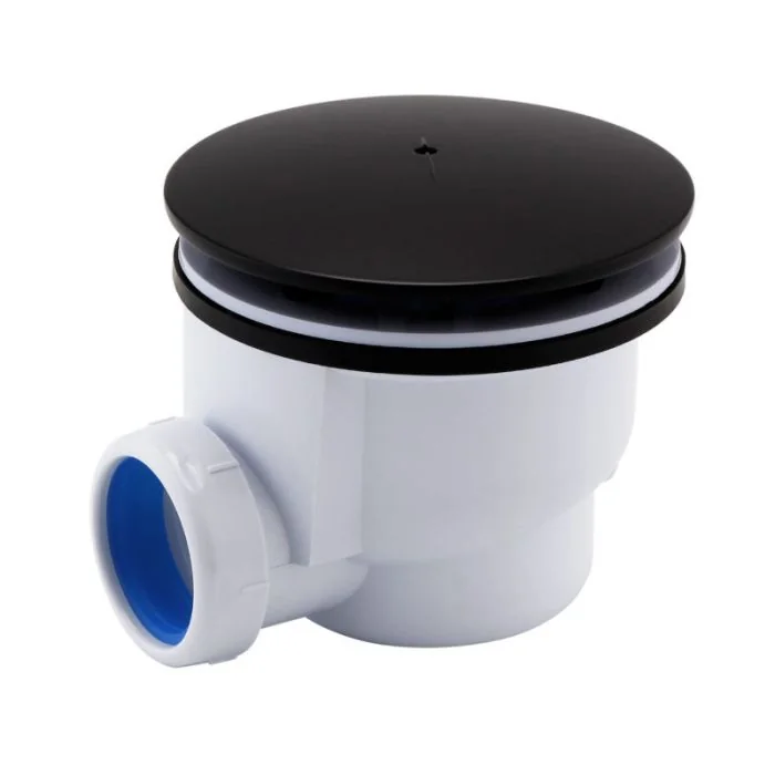 VOS Shower Waste Matt Black