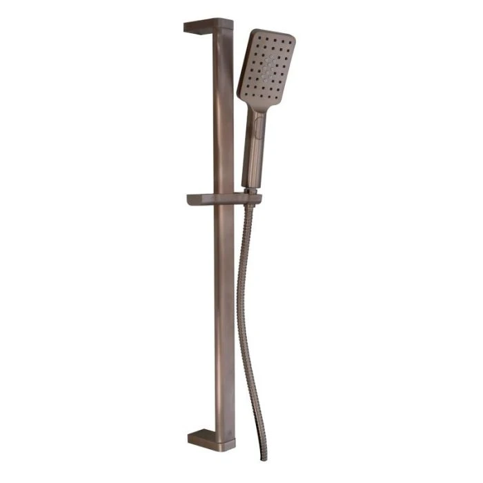 Hix Slide Rail Shower Kit Brushed Bronze