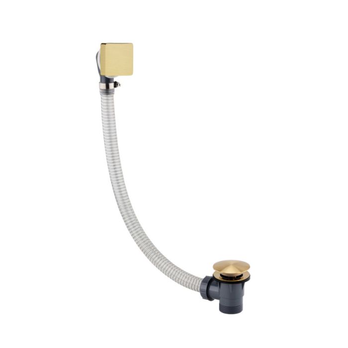 Hix Click Clack Bath Waste Brushed Brass