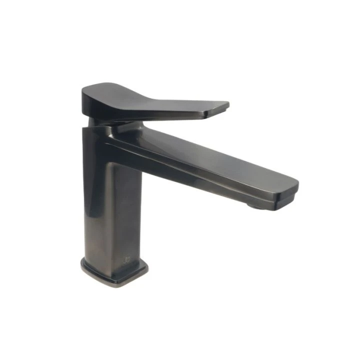 Hix Single Lever Basin Mixer Brushed Black
