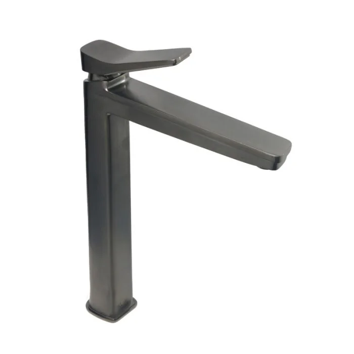 Hix Tall Basin Mixer Brushed Black