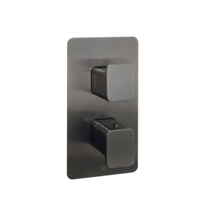 Hix Thermostatic Shower Valve Brushed Black