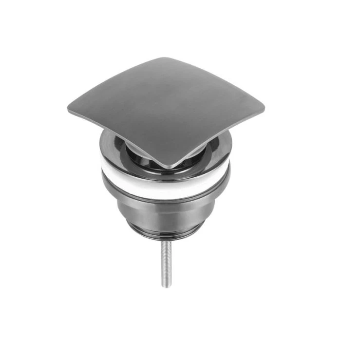Hix Universal Basin Waste Brushed Black