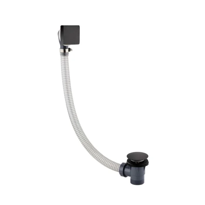 Hix Click Clack Bath Waste Matt Black