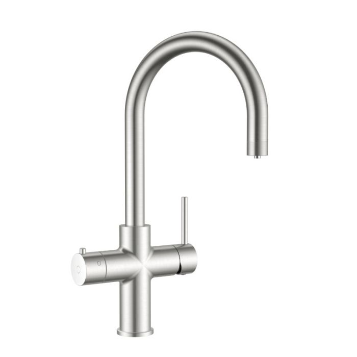 4in1 Round Neck Filtered Kettle Tap Brushed Nickel