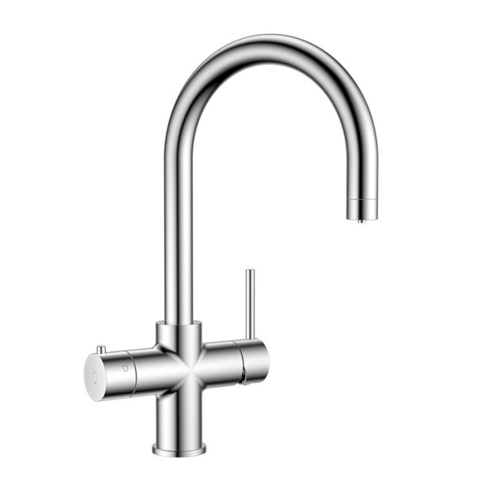 4in1 Round Neck Filtered Kettle Tap Chrome
