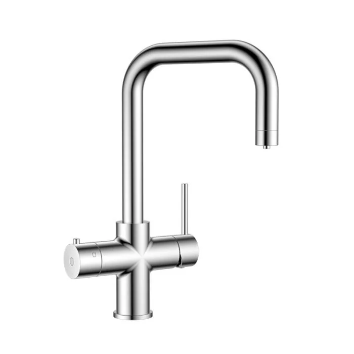 4in1 Square Neck Filtered Kettle Tap Chrome