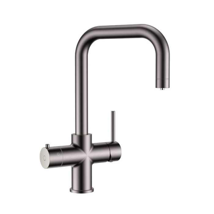 4in1 Square Neck Filtered Kettle Tap Gun Metal