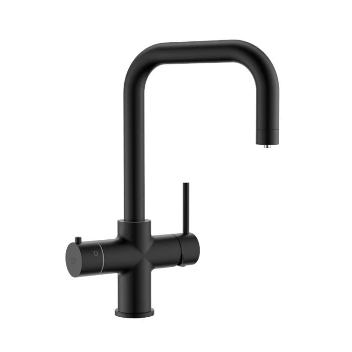 4in1 Square Neck Filtered Kettle Tap Matt Black