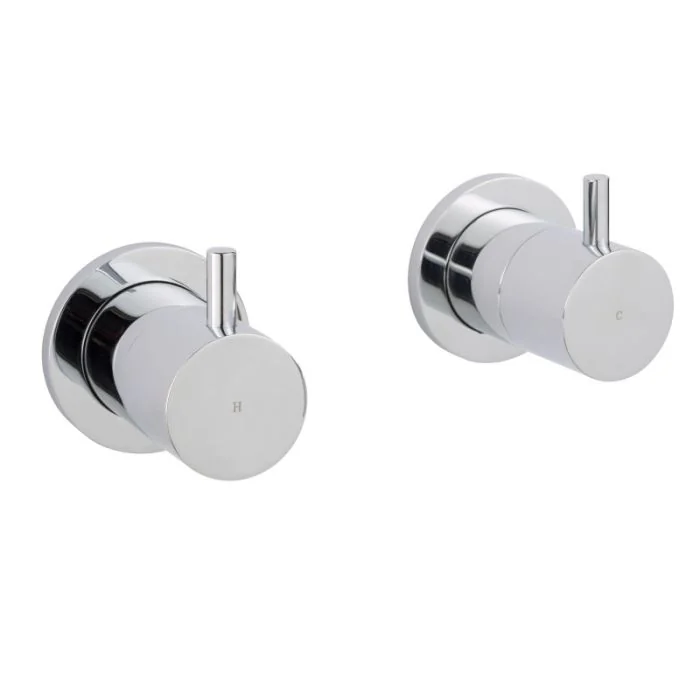 Florence Wall Valves Chrome