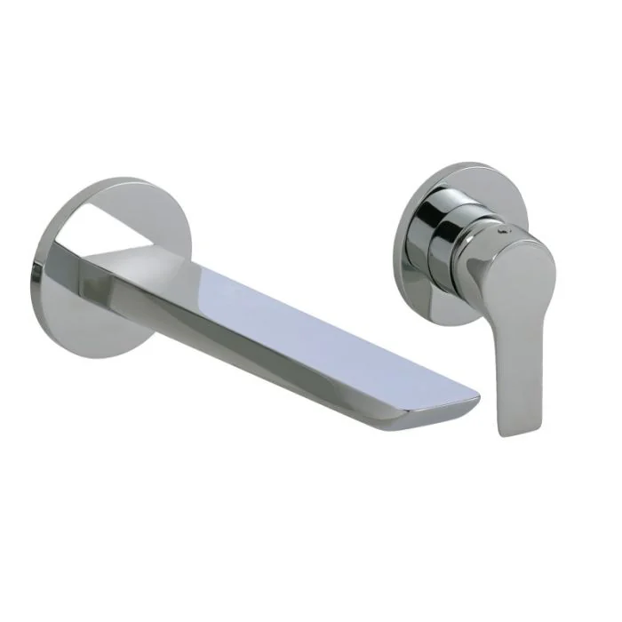 Amore Wall Mounted Basin Mixer Chrome