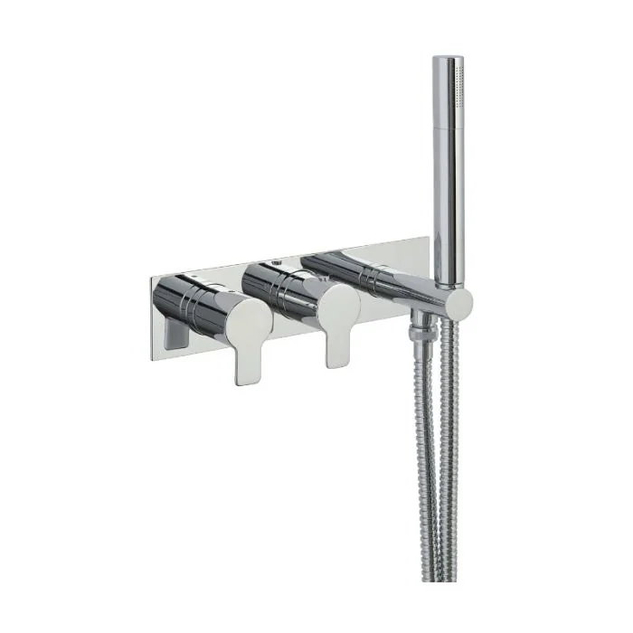 Amore 2-Way Thermostatic Shower with Handset Chrome