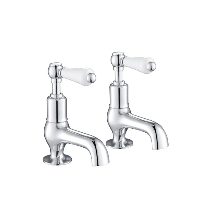 Grosvenor Lever Cloakroom Basin Taps Chrome