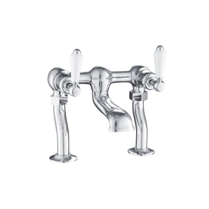 Grosvenor Lever Deck Bath Filler Chrome