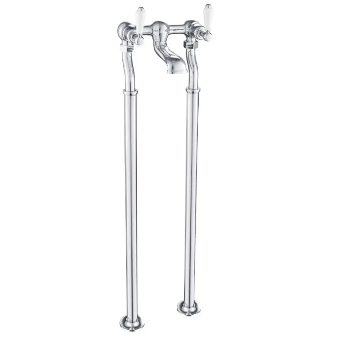 Grosvenor Lever Freestanding Bath Filler Chrome