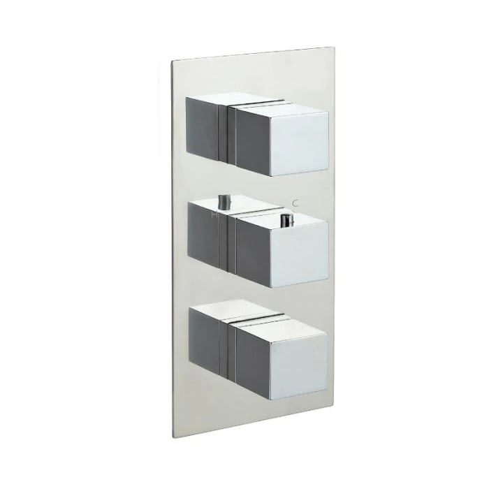 Athena 2-Way Vertical Thermostatic Shower Chrome