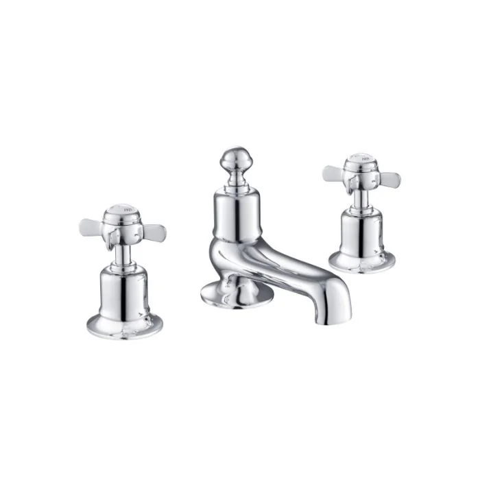 Grosvenor Pinch 3 Hole Bath Filler Chrome