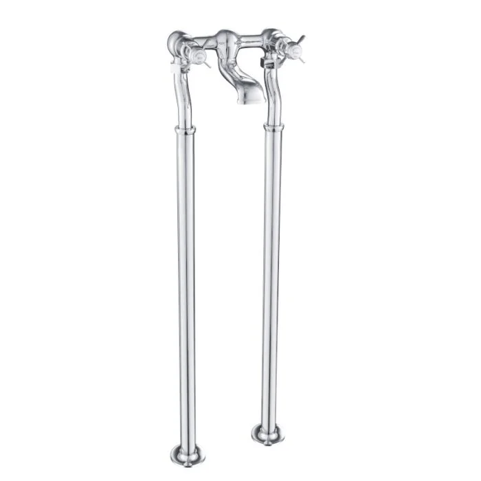 Grosvenor Pinch Freestanding Bath Filler Chrome