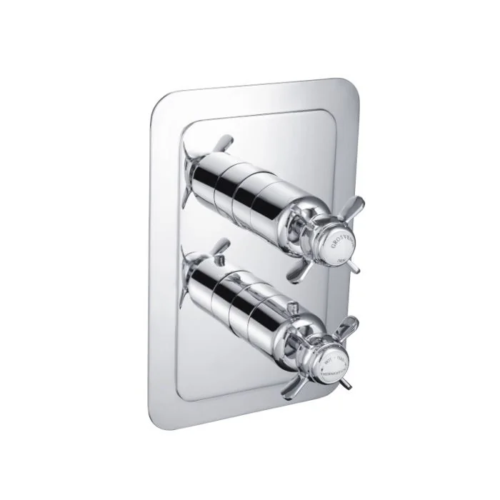 Grosvenor Pinch 2 Way Thermostatic Shower Valve Chrome