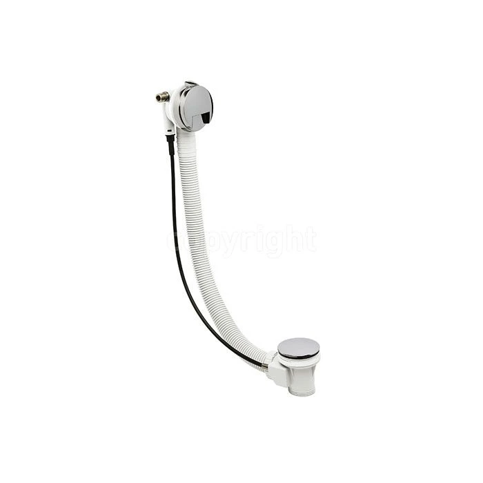 Slimline Bath Pop-Up-Waste With Filler Extended