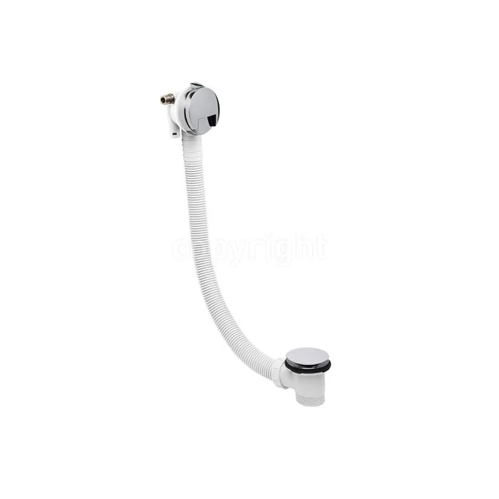Slimline Bath Click Clack Waste With Filler Extended