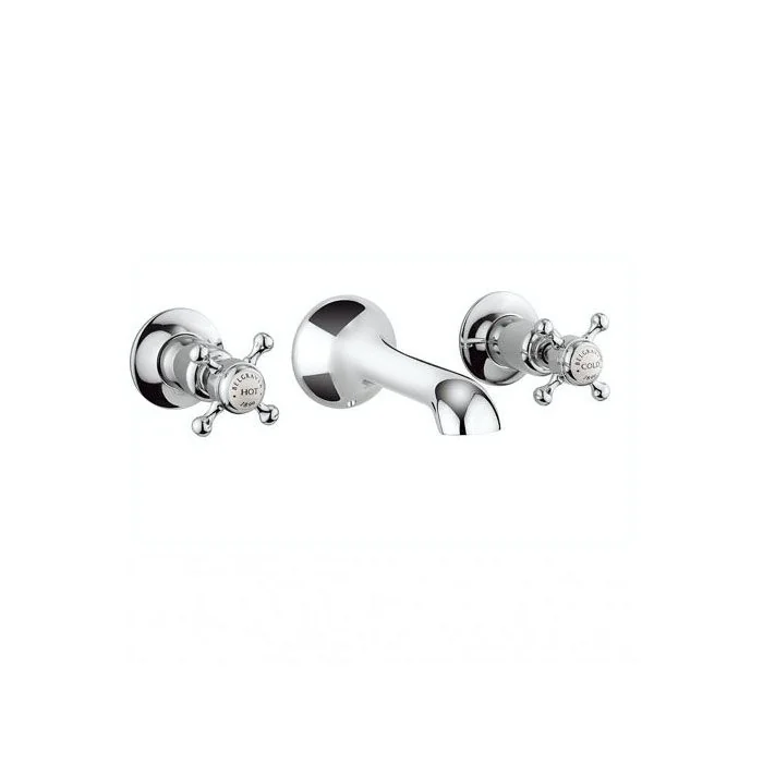 Crosswater Belgravia Crosshead Wall Basin Mixer