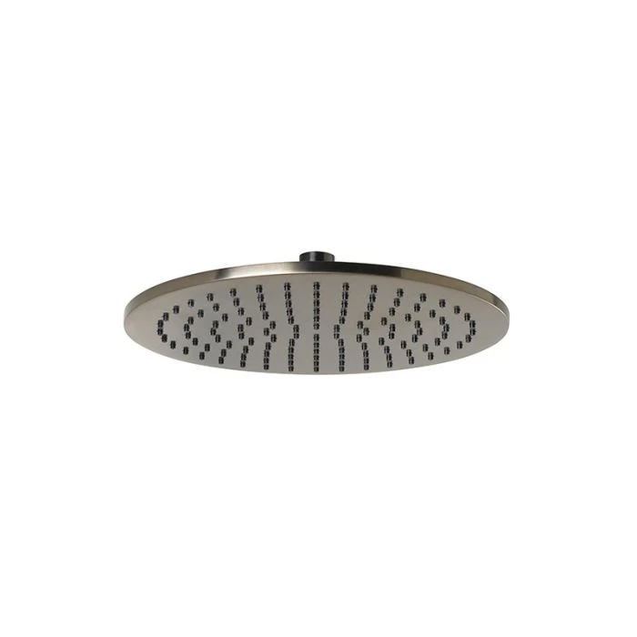 VOS 250mm Round Shower Head Brushed Black