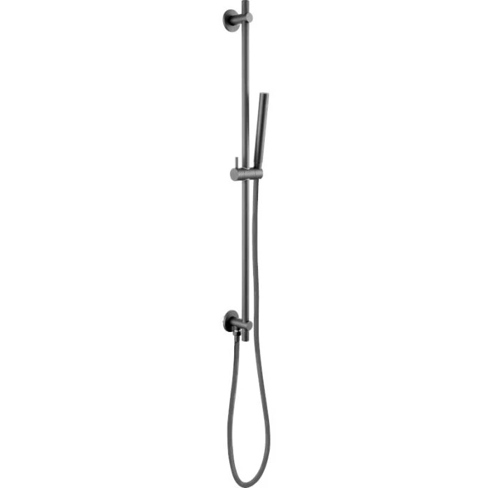 VOS Slide Rail Shower Kit Slim Handset Matt Black
