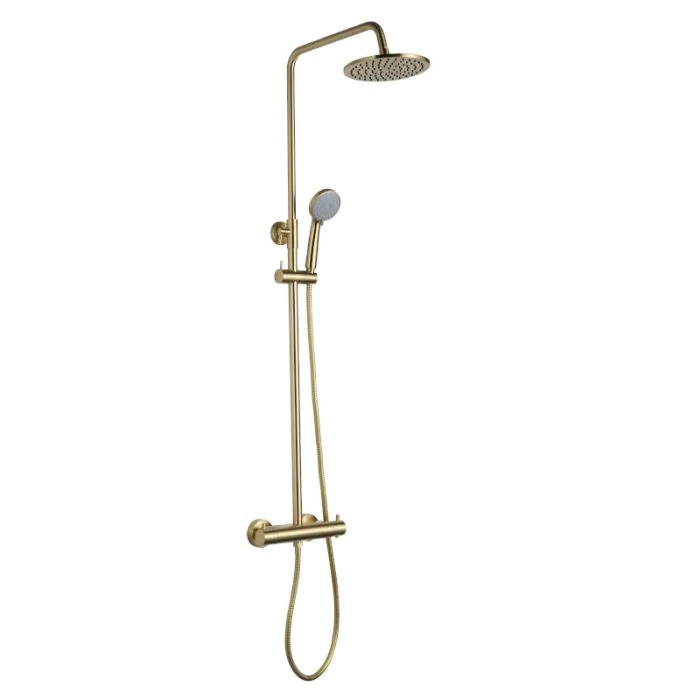 VOS Thermostatic Shower Valve Riser Kit Brass
