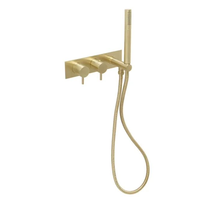 VOS 2 Way Shower Valve with Handset Brass