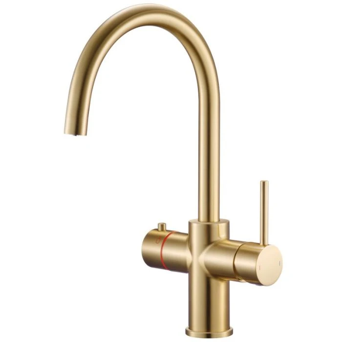Acquapuro Verona 3-1 Instant Hot Water Tap Brushed Brass