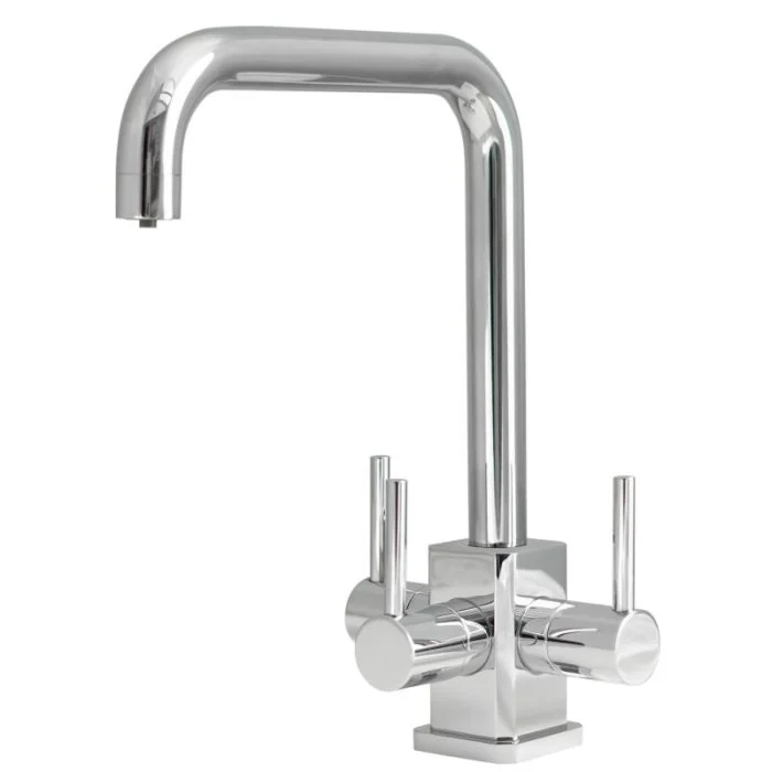 Monza SQ 3 Lever Mixer Cold Filter Tap Chrome