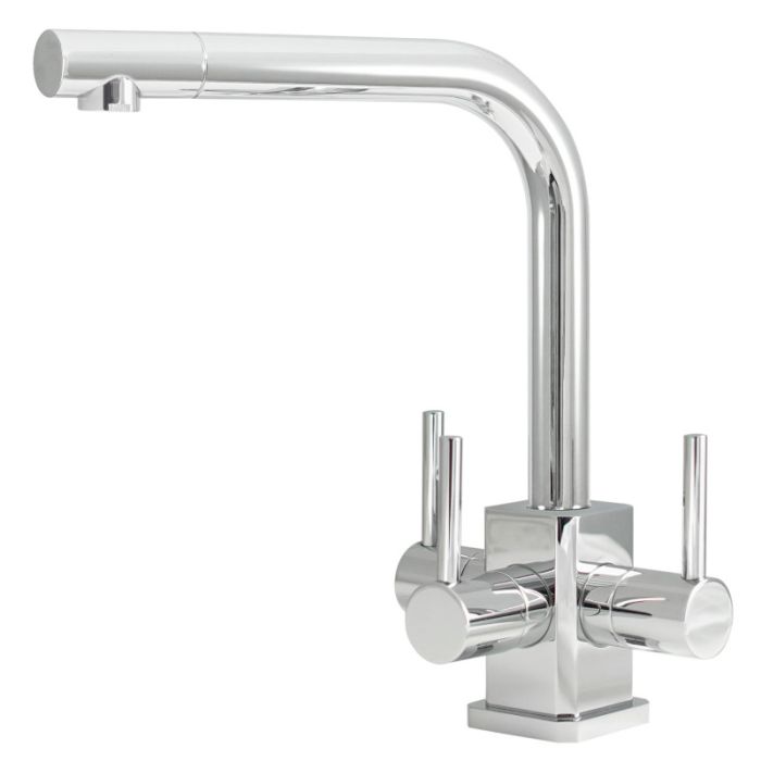Sorrento SQ 3 Lever Mixer Cold Filter Tap Chrome