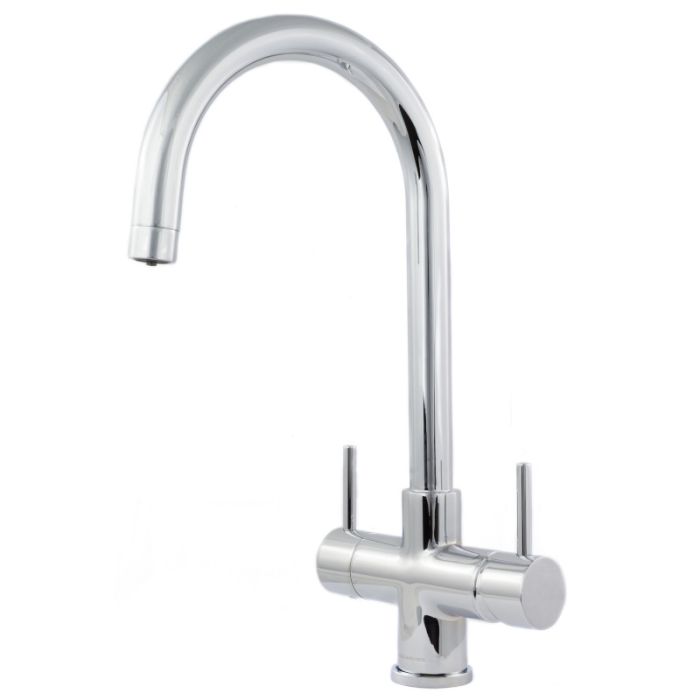 Verona 2 Lever Mixer And Cold Filter Tap Chrome