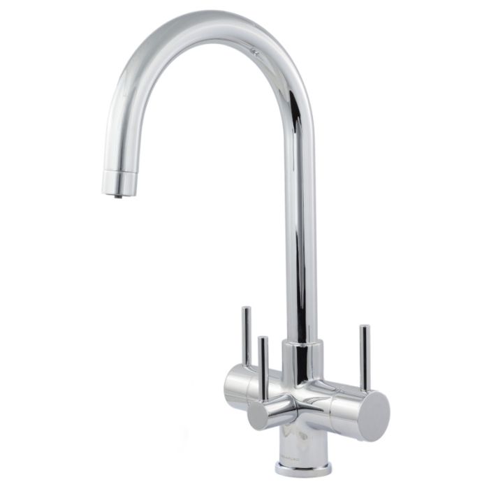 Verona 3 Lever Mixer And Cold Filter Tap Chrome