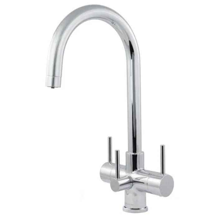 Verona 3 Lever Mixer And Cold Filter Tap Chrome