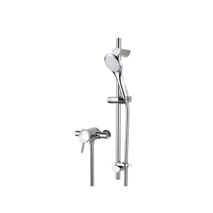 Acute Exposed Shower with Adjustable Riser