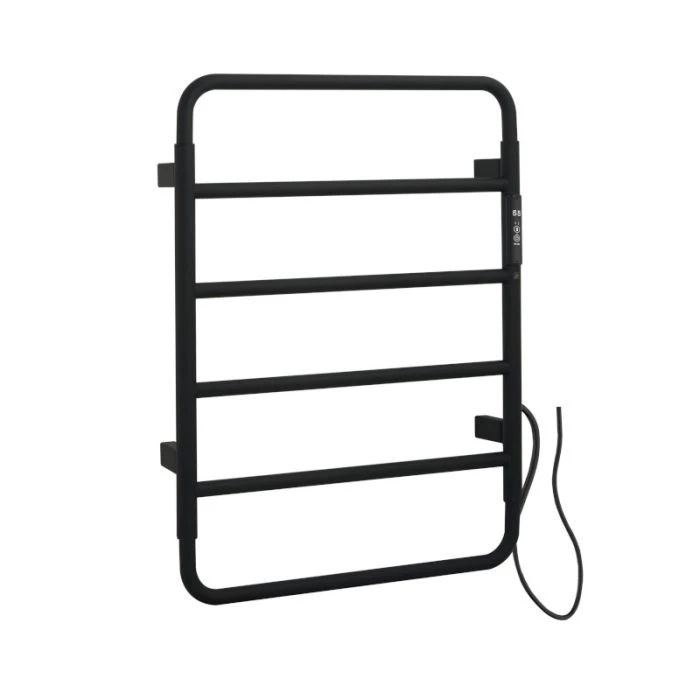 Aero 640 Electric Towel Rail Matt Black