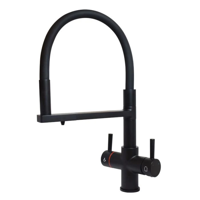 Aquila 4in1 Cold Filter and Kettle Tap Matt Black