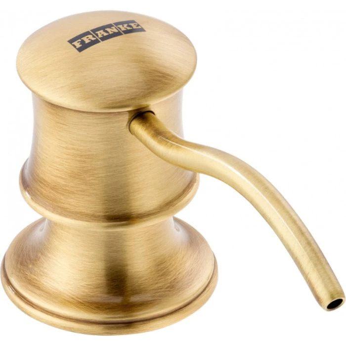 Franke Augusta Traditional Soap Dispenser Brushed Brass