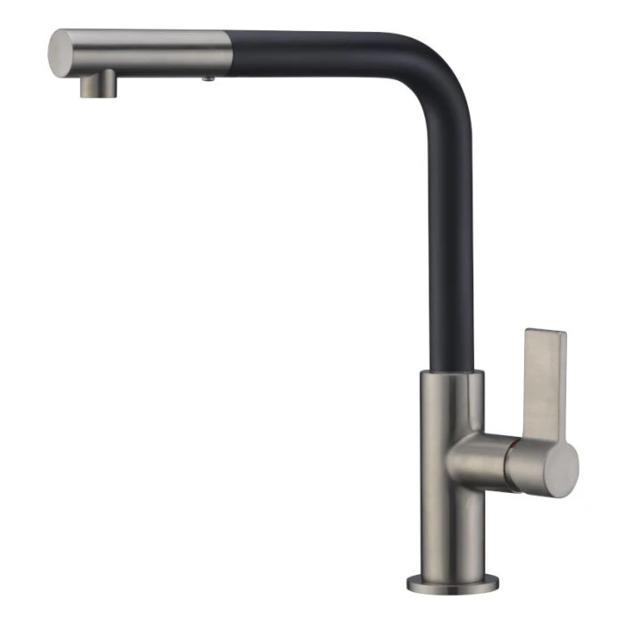 Auriga Monobloc Kitchen Mixer Tap Brushed Nickel