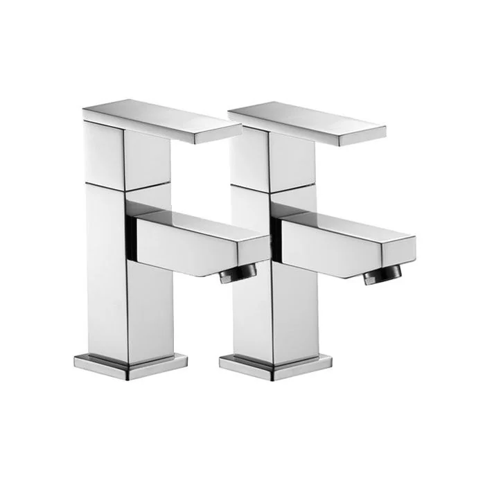 Bloque Basin Pillar Taps (Pair)
