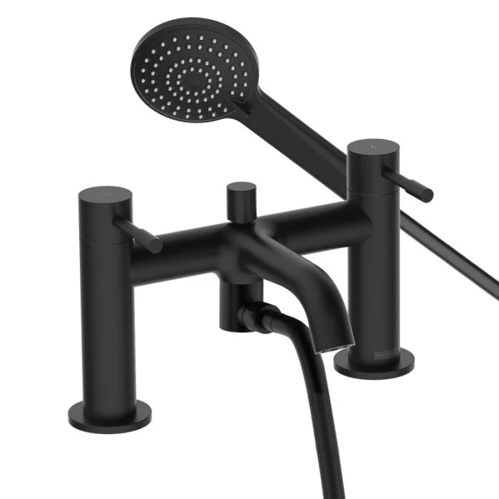 Mila Bath Shower Mixer Matt Black