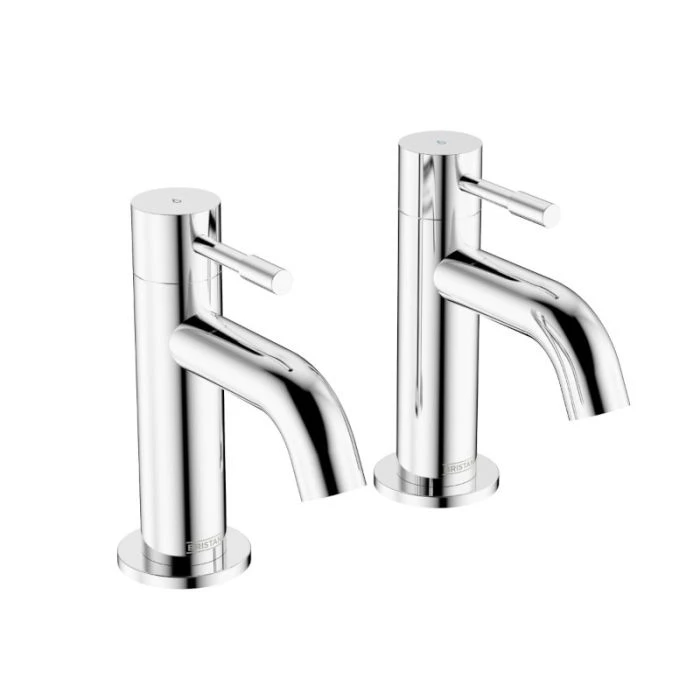 Mila Pillar Bath Taps Chrome