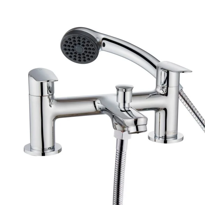 Essentials Opus Deck Bath Shower Mixer Chrome