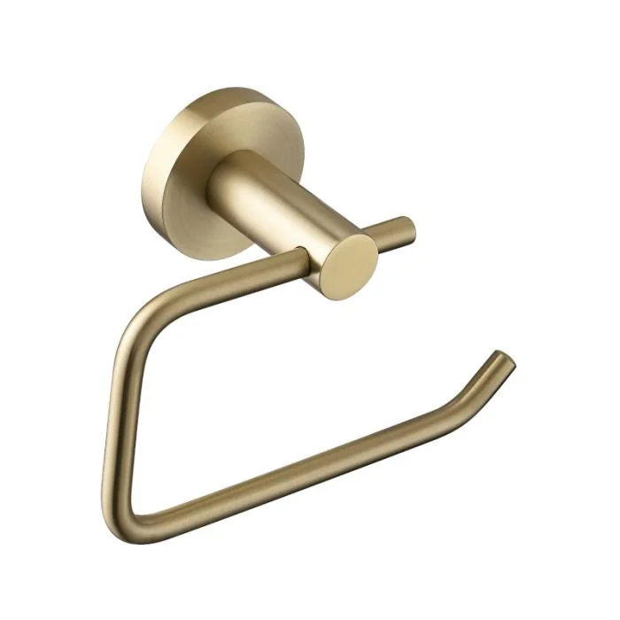 Toilet Roll Holder Brushed Brass